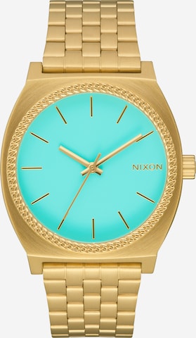 Nixon Аналоговые часы 'Time Teller' в Золотой: спереди