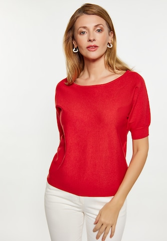 Pull-over Usha en rouge : devant