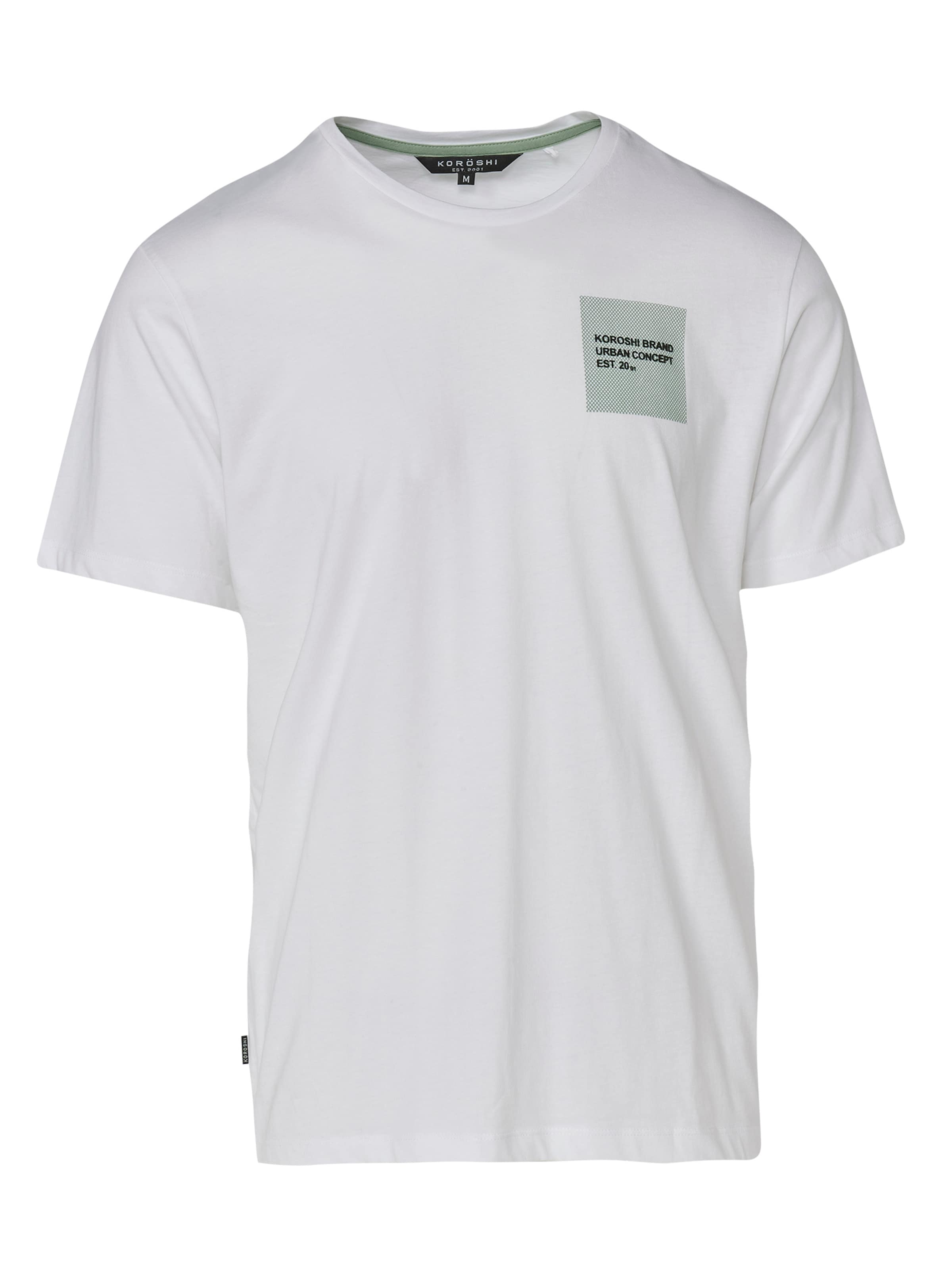 KOROSHI T-shirt i vit: framsida