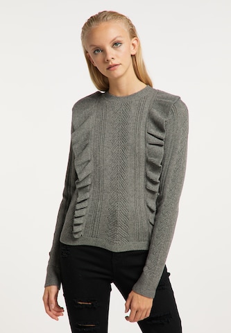 Pull-over myMo ROCKS en gris : devant