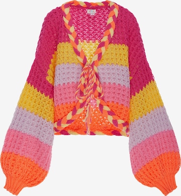 IZIA Strickjacke in Pink: Vorderseite