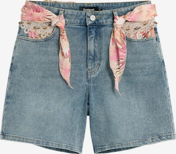 Desigual Regular Farkut 'Embroidered' värissä sininen: etupuoli