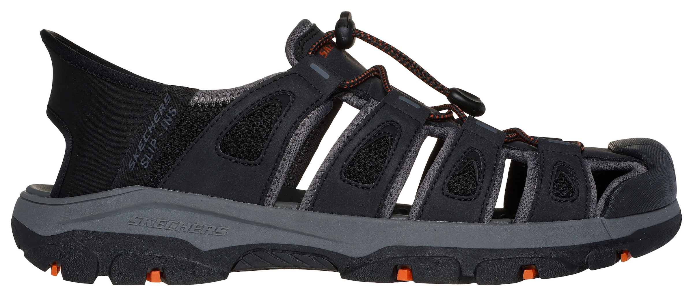 SKECHERS Trekkingsandale in Schwarz