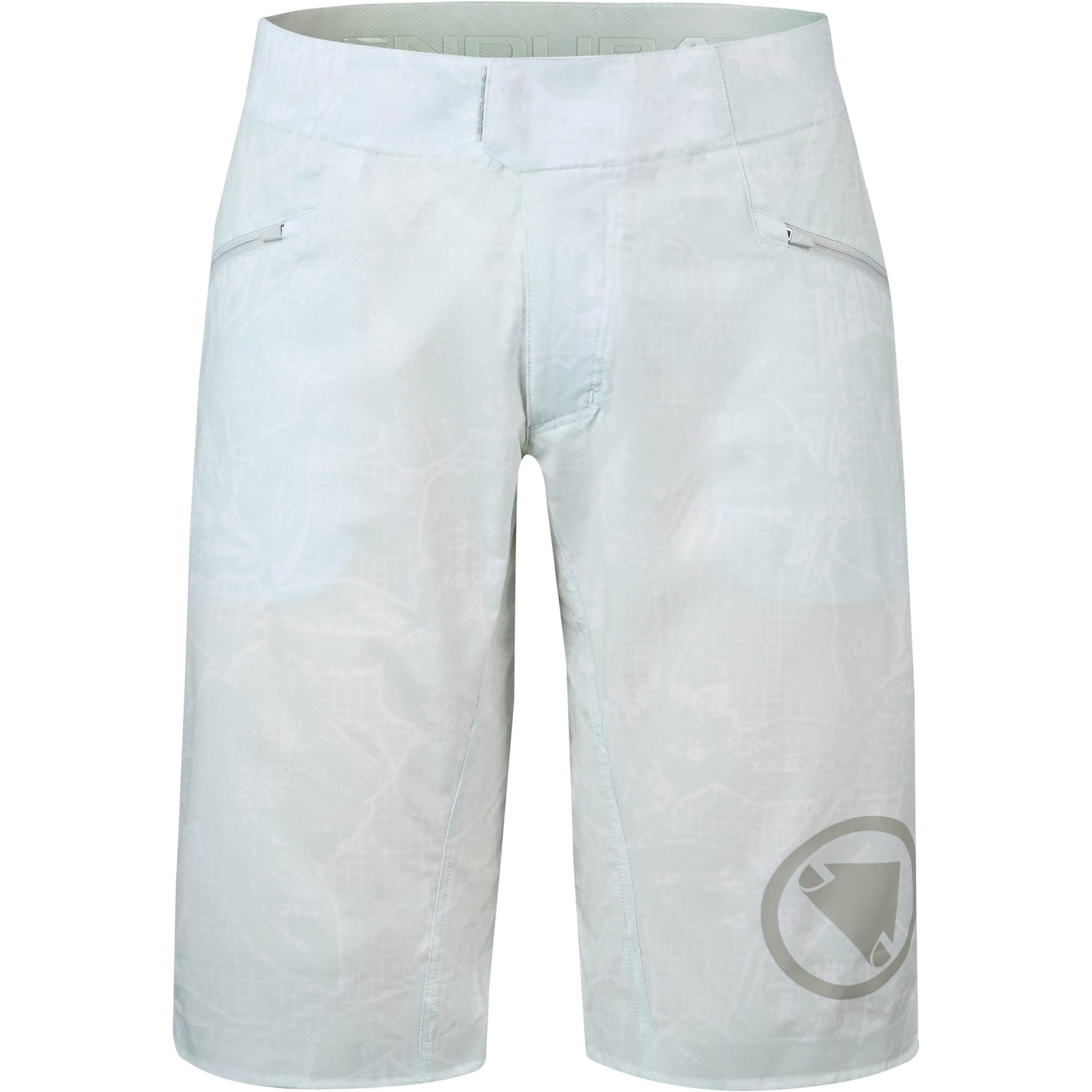 ENDURA Skinny Sportshorts in Weiß: Vorderseite
