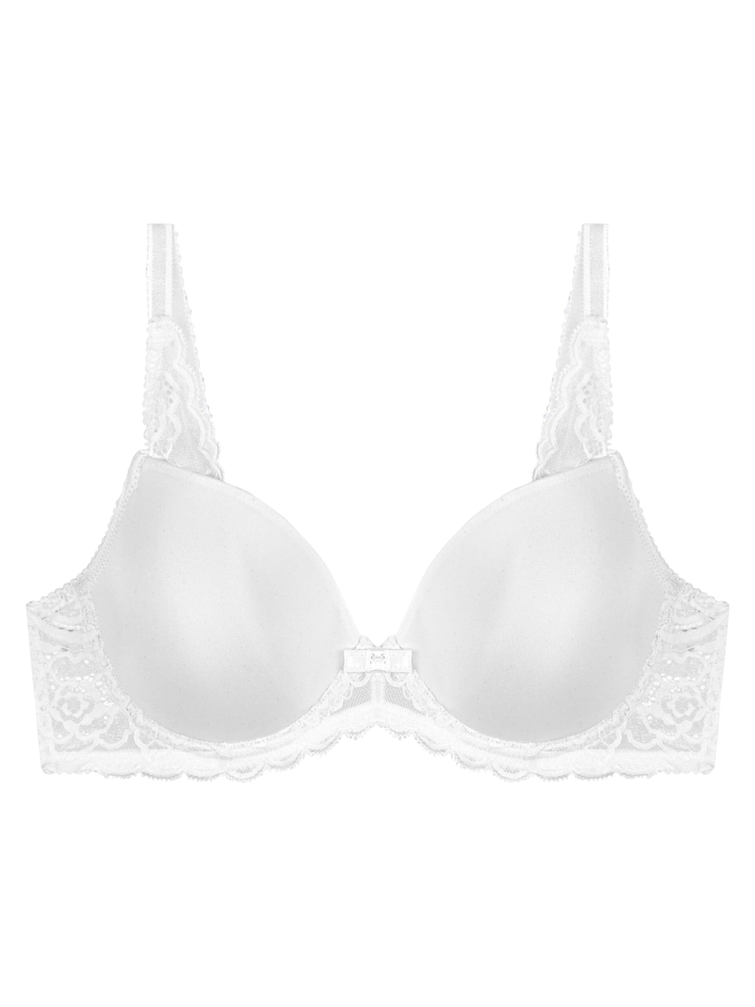 TRIUMPH T-shirt Bra 'Amourette Spotlight' in White: front