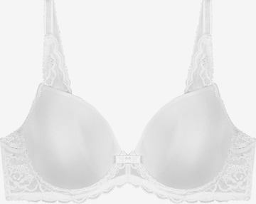 TRIUMPH T-shirt Bra 'Amourette Spotlight' in White: front