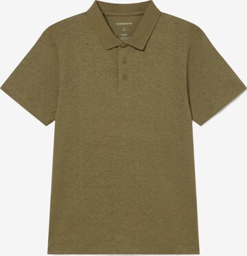 Thinking MU Shirt ' Hemp ' in Green: front