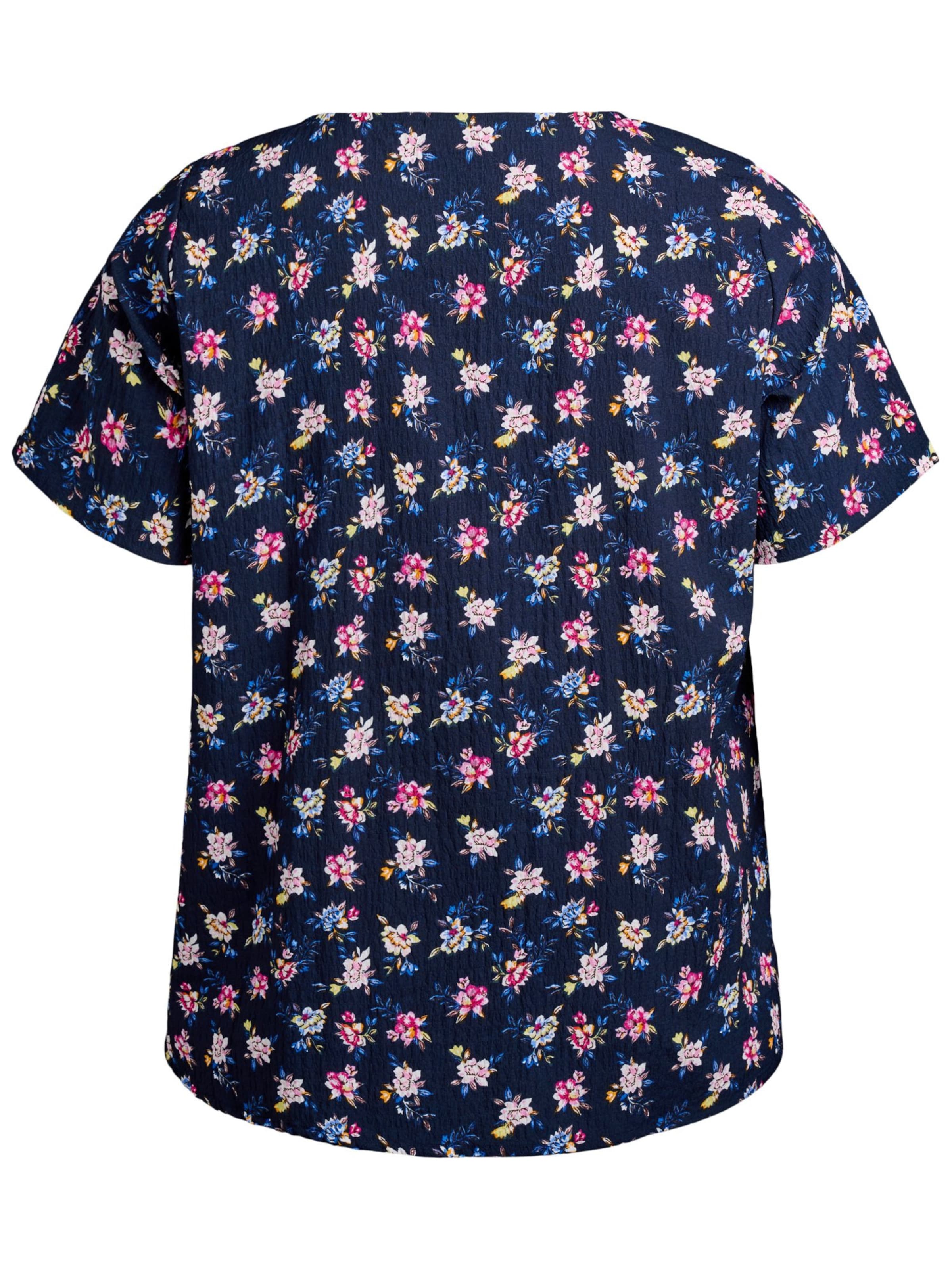 Flash by Zizzi Bluse 'Tracy' in Blau