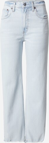 Largi Jeans de la Abercrombie & Fitch pe albastru: față