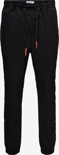 Only & Sons Chinohose in orange / schwarz, Produktansicht