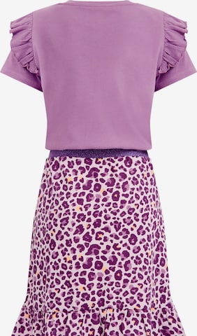 WE Fashion - Vestido em roxo