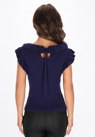 faina - Jersey en azul