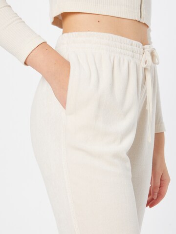 WEEKDAY Boot cut Pants 'Roxanna' in White