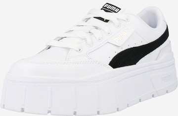 Sneaker bassa 'Mayze Stack' di PUMA in bianco: frontale