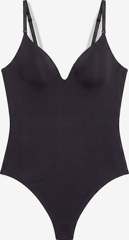 Body modelant Calvin Klein en noir : devant