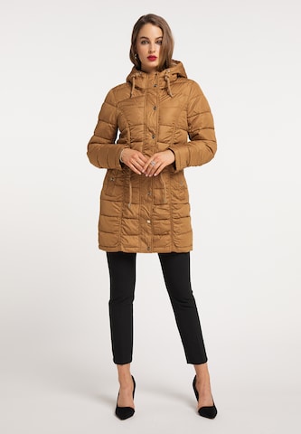 faina Between-seasons coat in Yellow