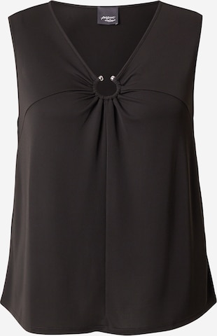 juoda Persona by Marina Rinaldi Palaidinė be rankovių 'EXPLOIT': priekis