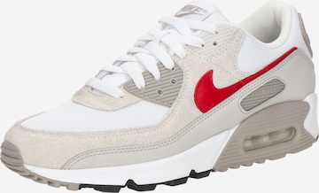 Baskets basses 'AIR MAX 90' Nike Sportswear en blanc : devant