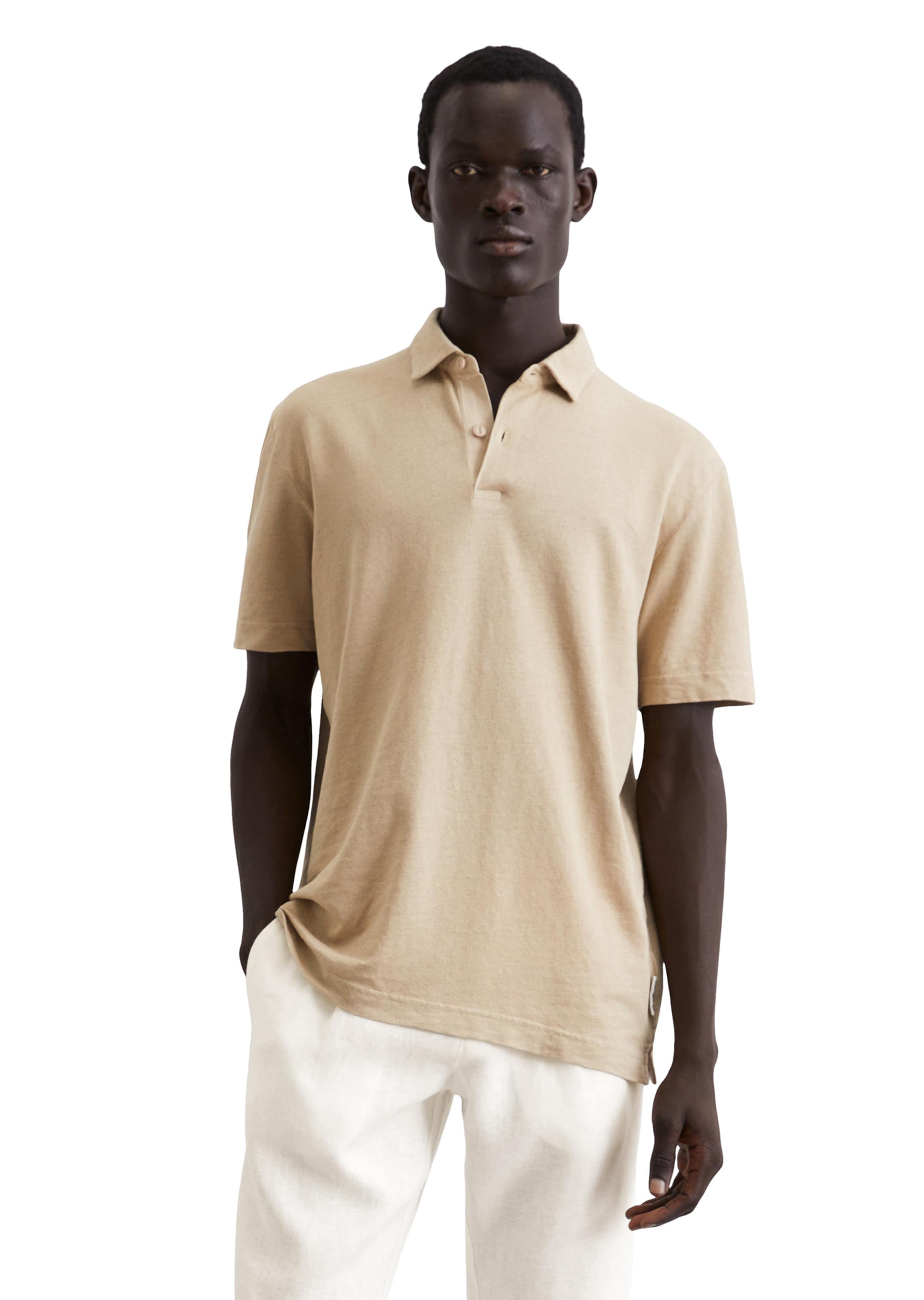 Marc O'Polo Shirt in Beige: front