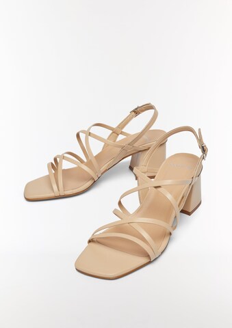 Sandales à lanières COMMA en beige