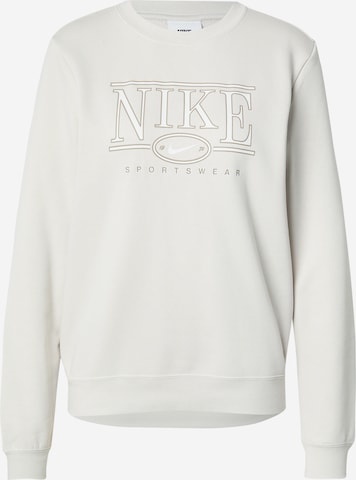 Sweat-shirt 'CLUB' Nike Sportswear en blanc : devant