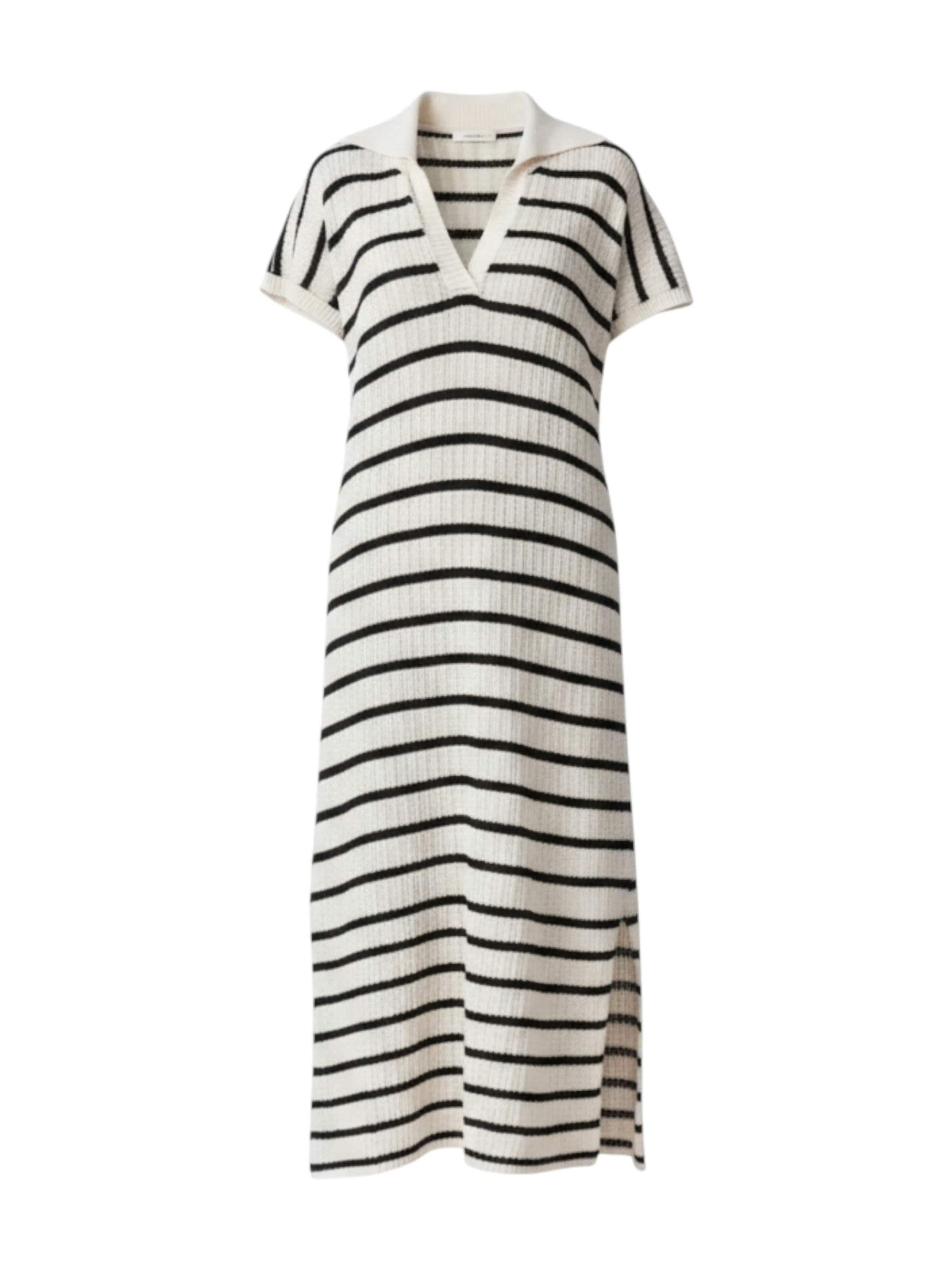 TEESHOPPEN Kleid 'Victoria' in Schwarz: Vorderseite