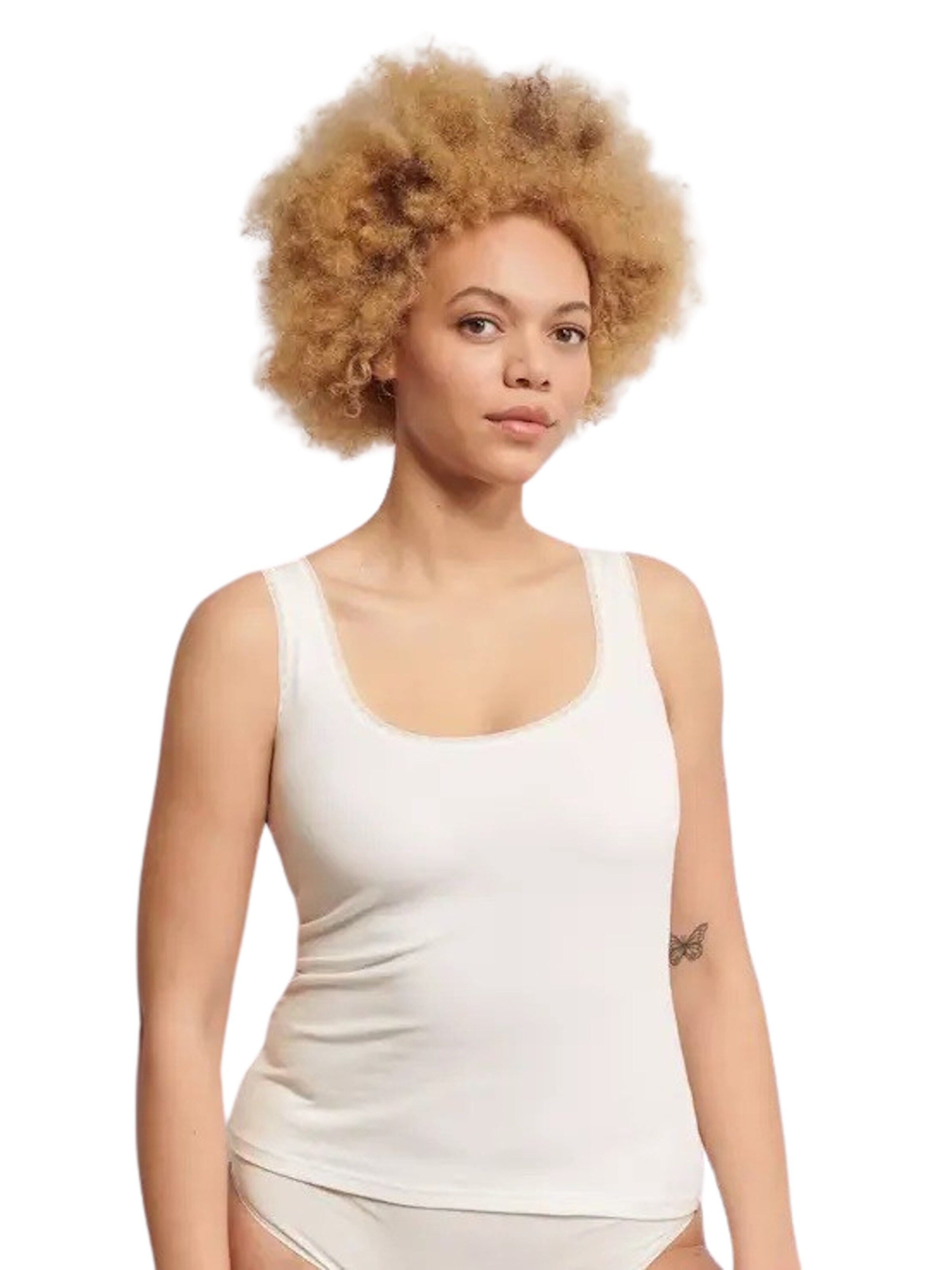 SLOGGI Spodnja majica 'Go' | bela barva: sprednja stran