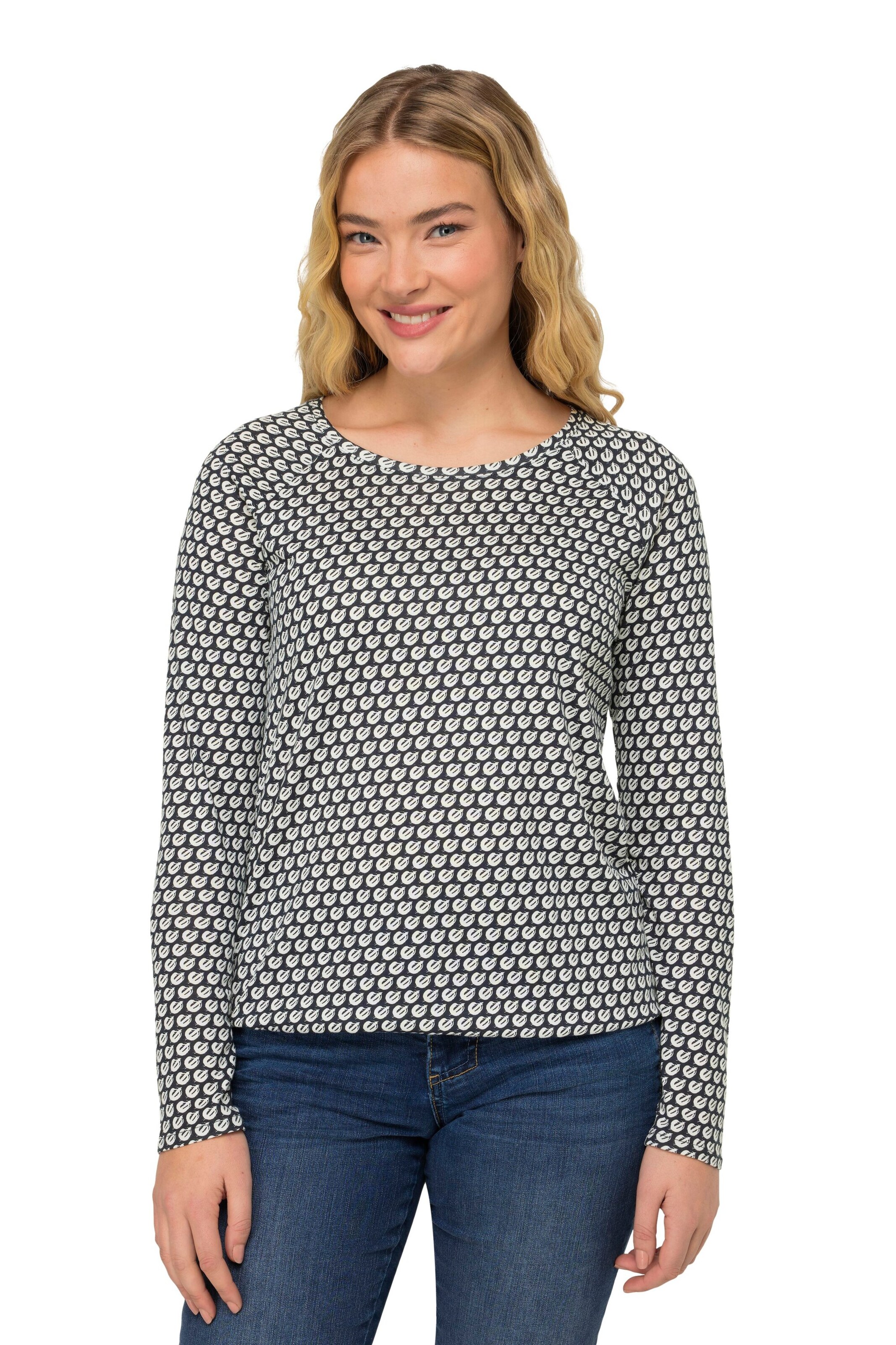 LAURASØN Shirt in Blue: front