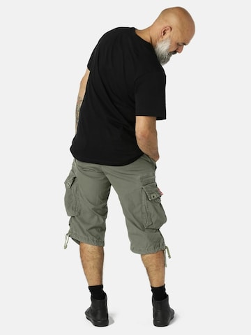 Loosefit Pantalon cargo 'BAGGY' Molecule en vert