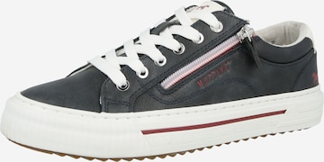 MUSTANG Sneaker low i blå: forside