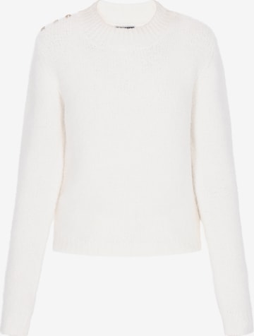 DreiMaster Maritim Trui in Wit: voorkant