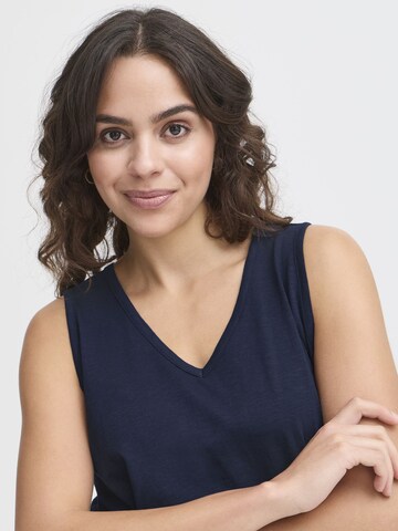 Fransa Top 'Dalia' in Blau
