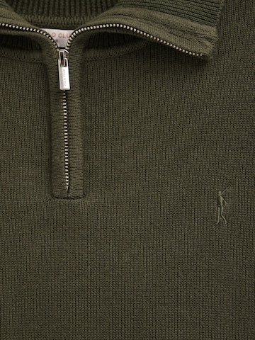 Polo Club Pullover 'RIGBY' in Grün