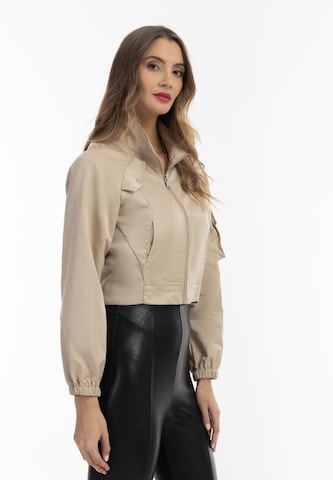 Veste mi-saison faina en beige : devant