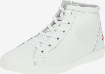 Softinos High-Top Sneakers in White: front