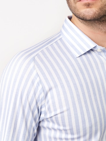 DESOTO Slim fit Button Up Shirt in Blue