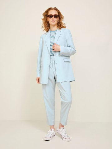 JJXX Regular Pleat-Front Pants 'CHLOE' in Blue