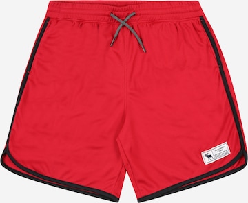 Pantaloni di Abercrombie & Fitch in rosso: frontale