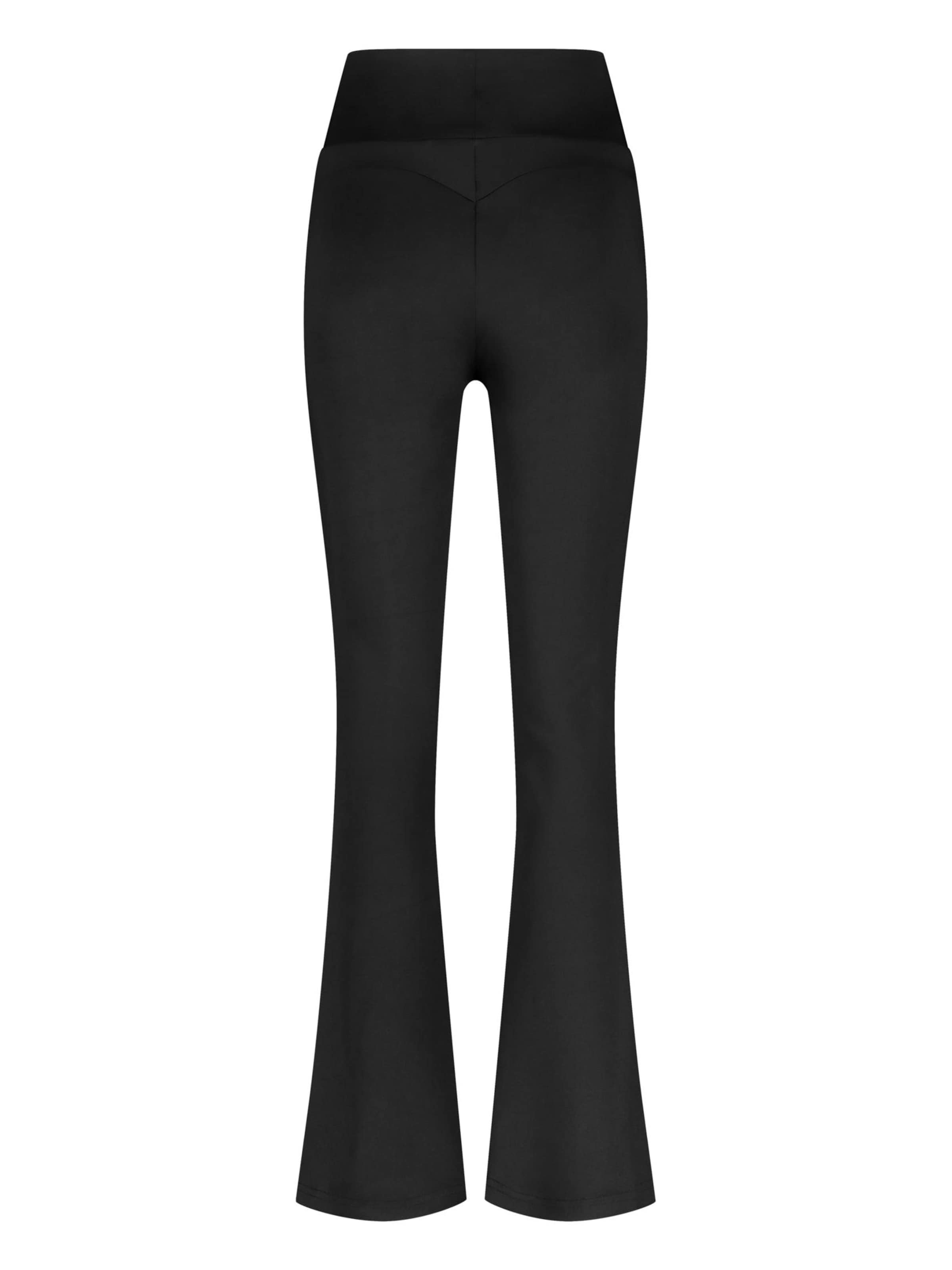 SUPERREBEL® GEAR Flared Leggings 'CATE' in Zwart