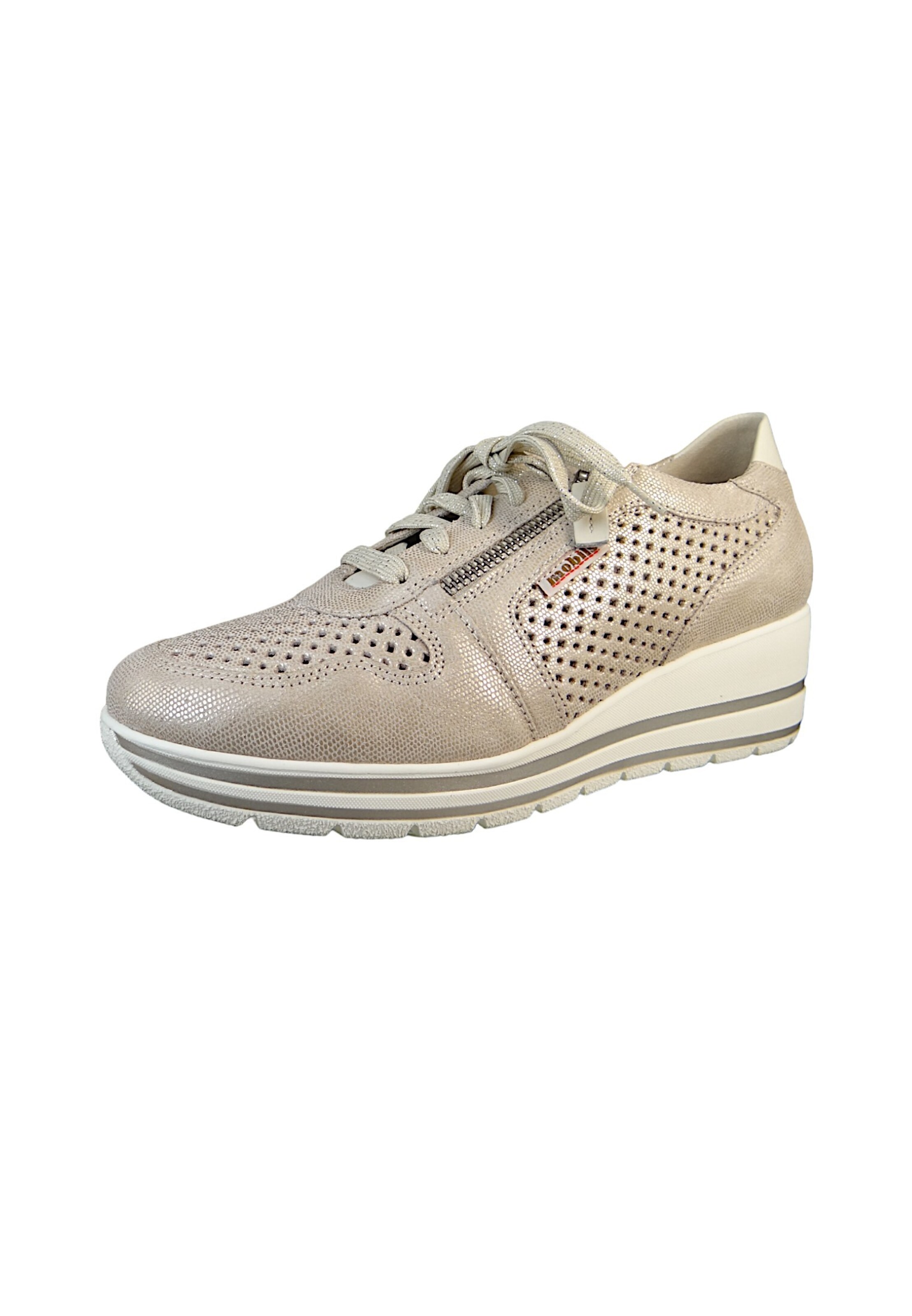 MEPHISTO Sneaker 'Abby' in Grau: Vorderseite