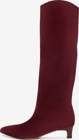 Bottes CESARE GASPARI en rouge : devant