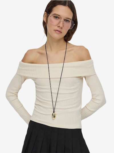 No Matter What Shirt in XS in de kleur Crème, Productweergave