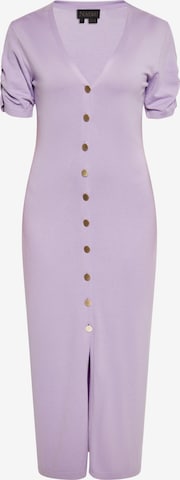 NAEMI Neulemekko värissä lila: etupuoli