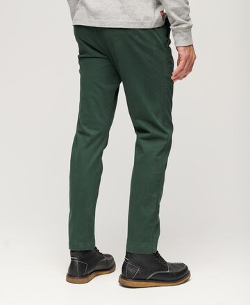 Coupe slim Pantalon chino Superdry en vert