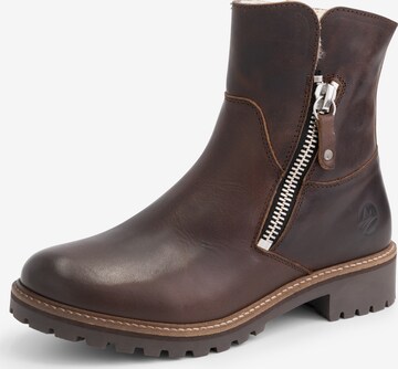 Bottines Travelin en marron : devant