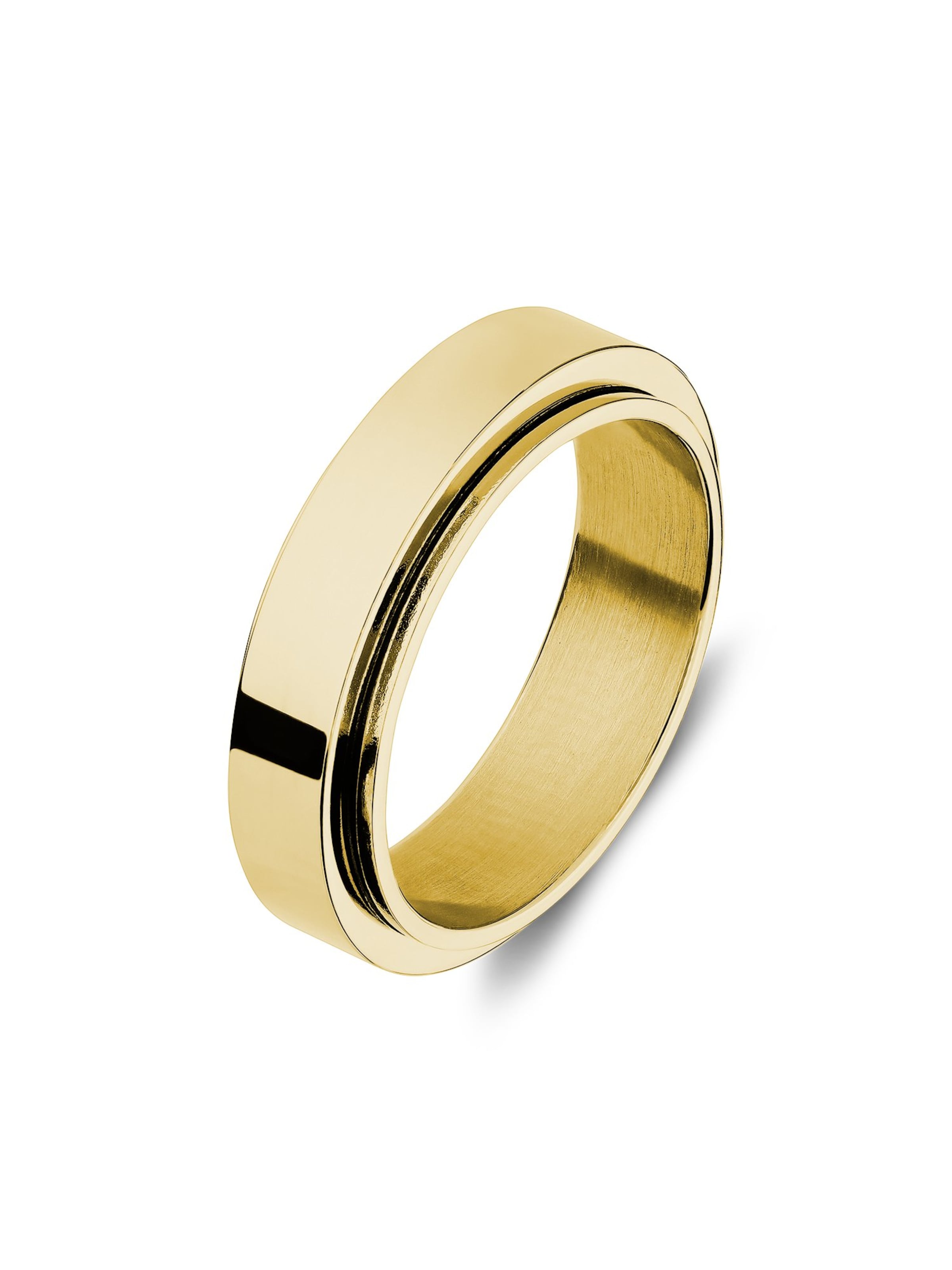 Lucardi Ring 'Statement' in Gold: front