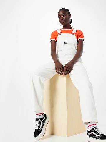 VANS Regular Dungarees 'GROUND WORK' in White: front