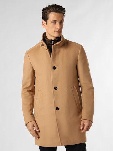 JOOP! Between-Seasons Coat 'Maico' in Beige: front