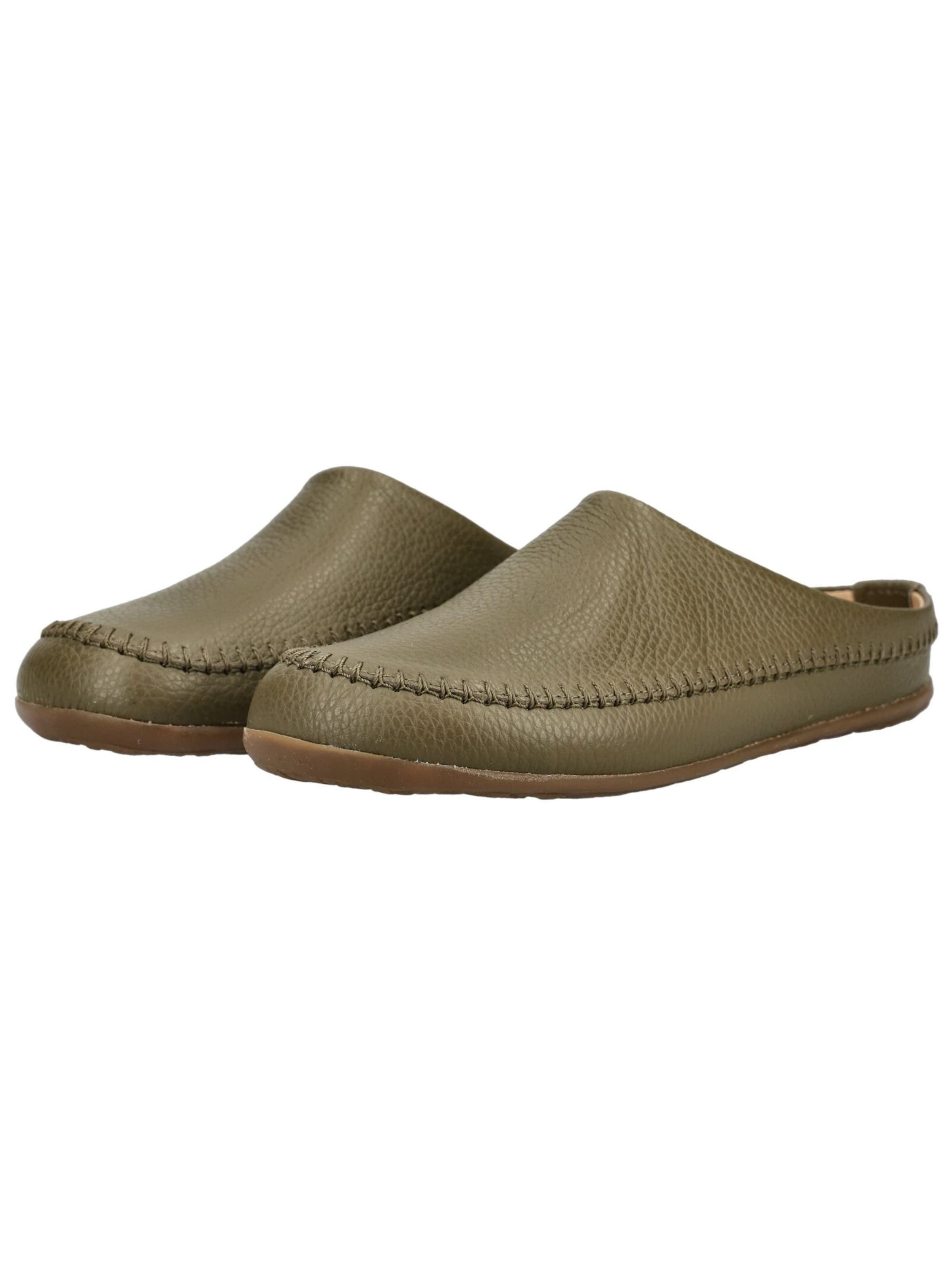 HAFLINGER Slippers in Green