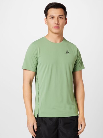 T-Shirt fonctionnel ODLO en vert : devant